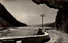 RPPC Dunarea La Cazane Romania vintage postcard a576