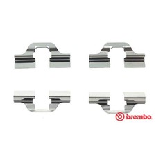 Zubehörsatz Bremsbeläge für VW Corrado 53I EOS 1F7 Golf 2 19E 4 1J1 1J5 | 242