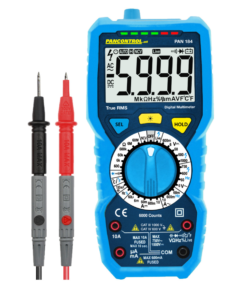 Pancontrol.at Pancontrol Digital-Multimeter Pan 184 Mit True Rms - Bild 2