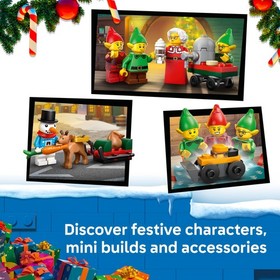 LEGO City Advent Calendar 2026, Christmas Countdown Building Toy with 24 Mini