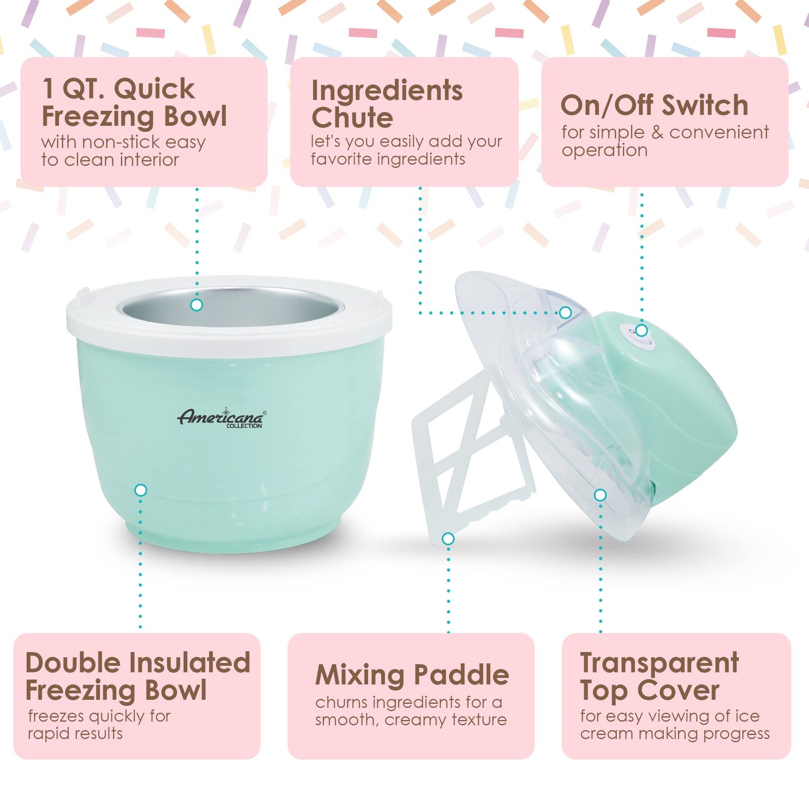 Maxi-Matic EIM-520 Automatic Easy, Homemade Electric Maker, Ingredient Chute,...