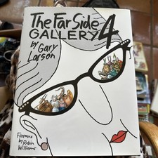 The Far Side Gallery 4 by Gary Larson 1993 Hardcover Forward By Robin Williams The Far Side Gallery 4 by Gary Larson 1993 Hardcover Forward By Robin Williams