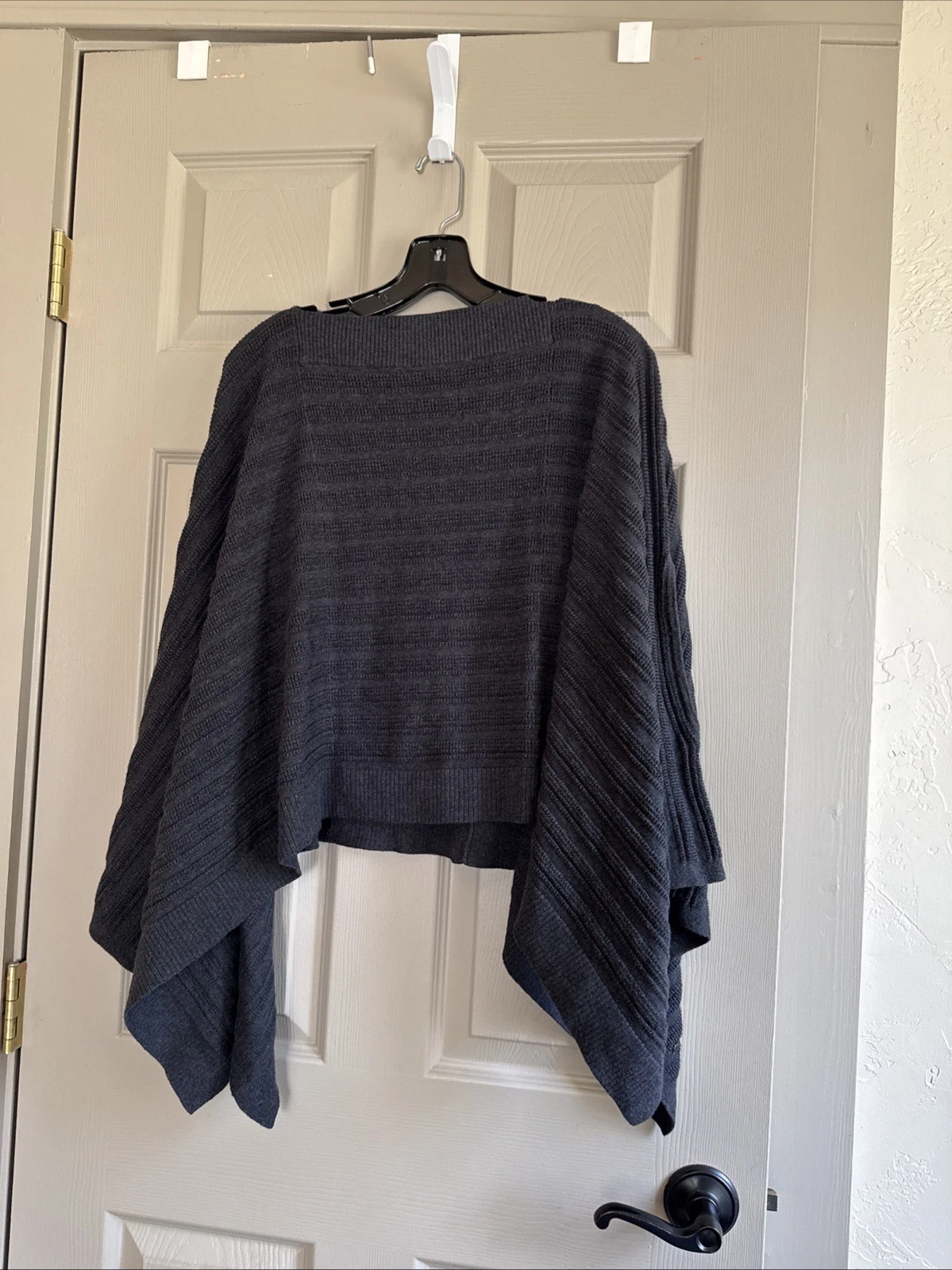 Lululemon Forward Flow Cape Wrap Poncho Cashmere Blend Gray One Size