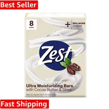 Ultra Moisturizing Bar Soap with Cocoa Butter & Shea - 8 Bars for Daily Luxury