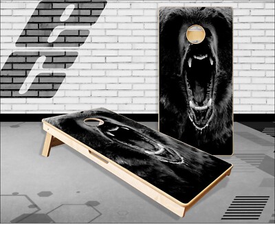 Wicked Bear Cornhole Boards Bean Bag Toss Game