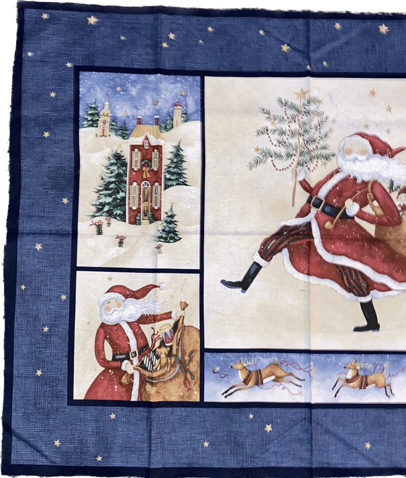 Benartex -Jolly Ol’ St. Nick By Susan Winget Fabric Cut & Sew Panel Folk Santa - Image 3 of 4