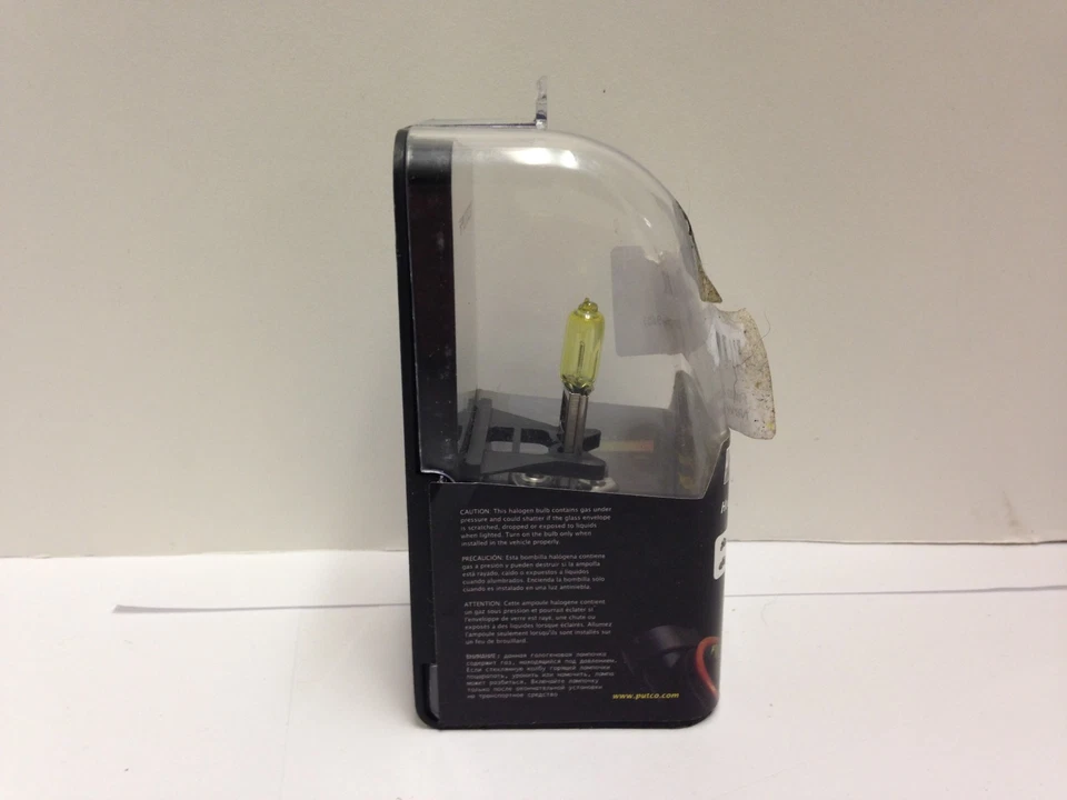 Bombilla halógena Putco 230100JY-S pura de alto rendimiento amarillo a chorro 3000K H1 Foto 4 de 4