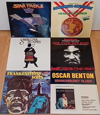 Soundtracks etc Vinyl Sammlung - 42 LP`s : Star Trek II u.a. Raritäten !