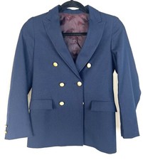 Esskay Boys Youth Suit Blazer Coat Jacket Navy Blue Good Condition