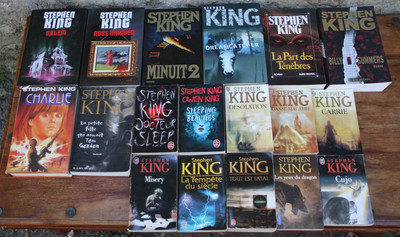 STEPHEN KING - LOT DE 18 LIVRES - BILLY SUMMERS - CHARLIE - DE 1985 à 2022 - BE