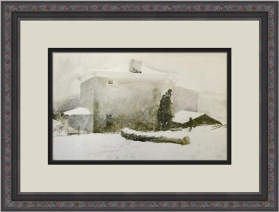 Andrew Wyeth First Snow Custom Framed Print