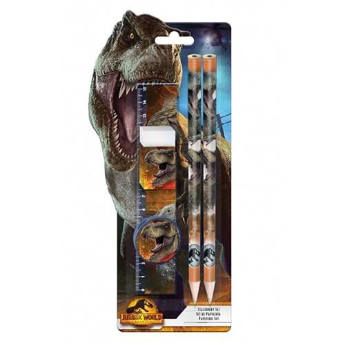 Jurassic World Dinosauri Stationery Set scuola 5pz
