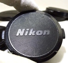 Nikon Lens Front Cap 52mm all black Genuine - snap on 28mm f2.8 50mm f1.8 Nikkor
