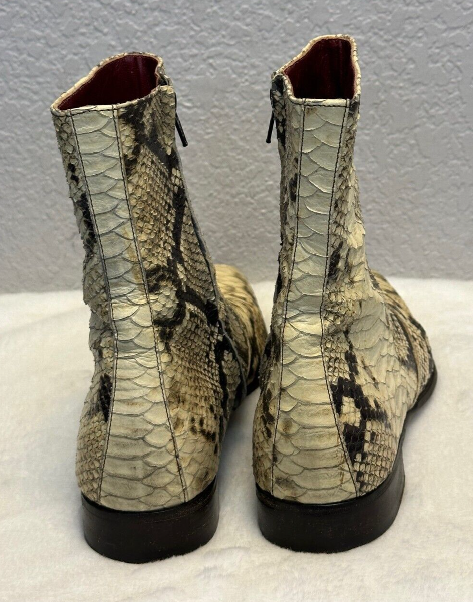 Jean Michael Cazabat Snake Embossed Boots(Sneak) Size 41.5 Jean Michael Cazabat Snake Embossed Boots(Sneak) Size 41.5  main image 4