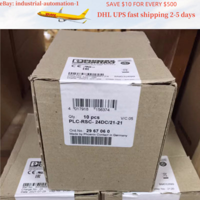 10 PCS PHOENIX Relay module plc-rsc-24dc/21-21 2967060 fast shipping