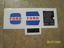 Vintage Ford Eagle Chainsaw Decal Set