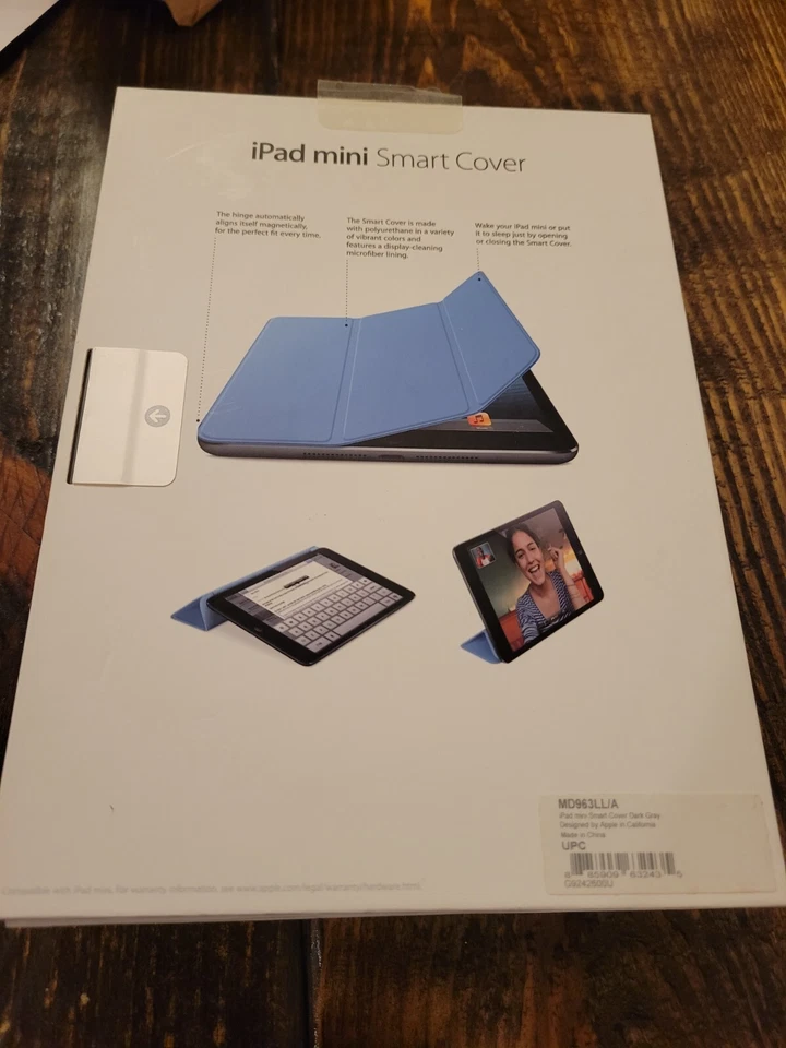 Apple iPad Mini Smart Cover - Dark Grey - MD963LL/A brand new  - Image 2 of 2