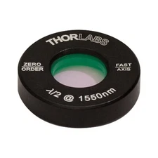 Thorlabs:  WPH05M-1550 - Ø1/2" Zero-Order Half-Wave Plate, 1550 nm *NEW*