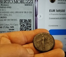 MONETA IMPERO ROMANO - SESTERZIO DI ANTONINO PIO - RARITA'