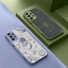 For Samsung S25 S24 S23 Ultra S22 21 A55 A15 A52 Astronaut ShockProof Case Cover