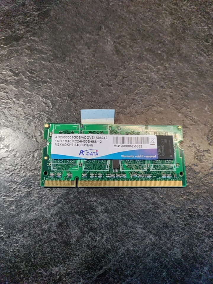 A DATA - MG1-8C0052-0852 - 1GB PC2-6400S-666-12 - Image 2 of 3