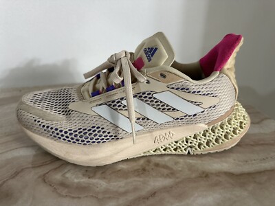 Adidas 4DFWD Pulse Women's Size 7 1/2 Running Shoes Halo Ivory Beige