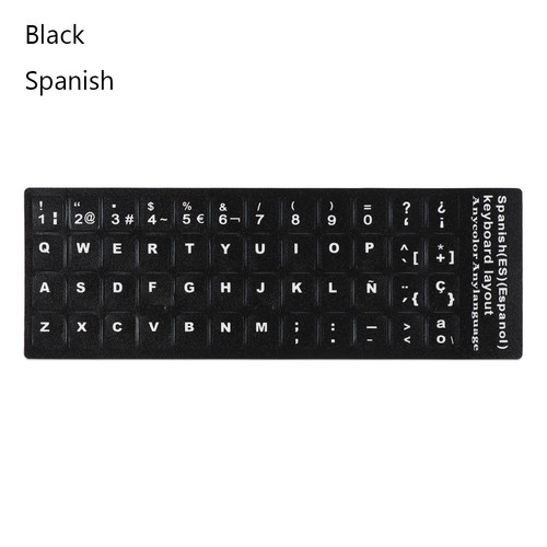 Spanisch Alphabetische Anordnung Russischer Brief Aufkleber mit Tastatur - Bild 20 von 28