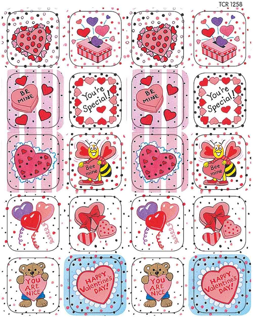Valentine'S Day Stickers, Multi Color (1258)