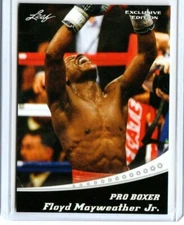 "RARE" 2020 LEAF FLOYD MAYWEATHER JR. "EXCLUSIVE  EDITION" BOXING CARD #EX-04! 