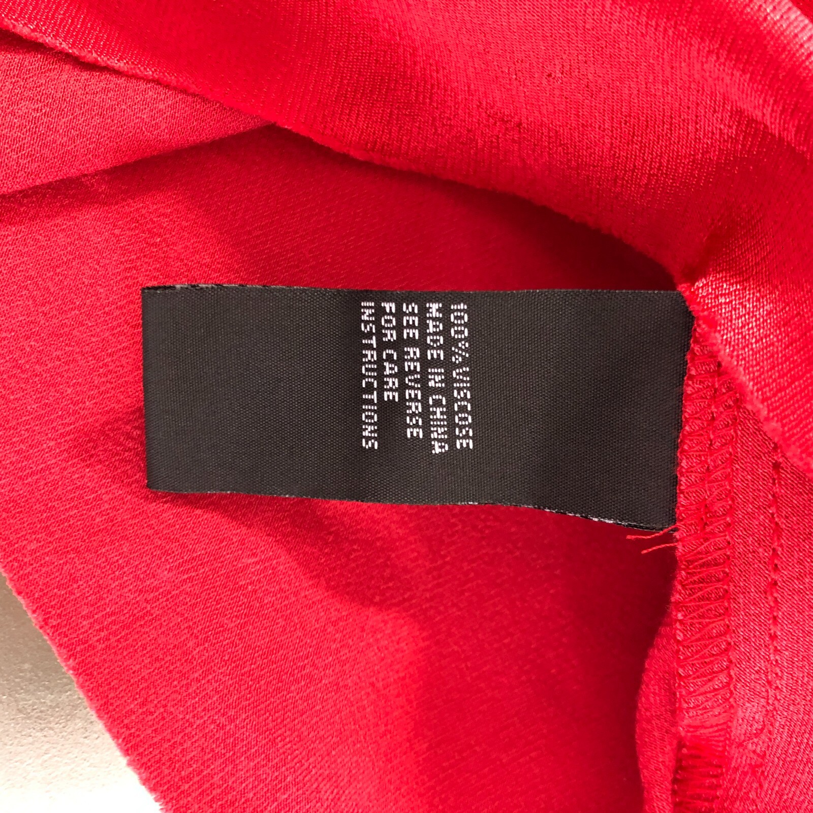 Sportsgirl Red Shiny Singlet Sz 6 Cowl Neck Lightweight Sleeveless