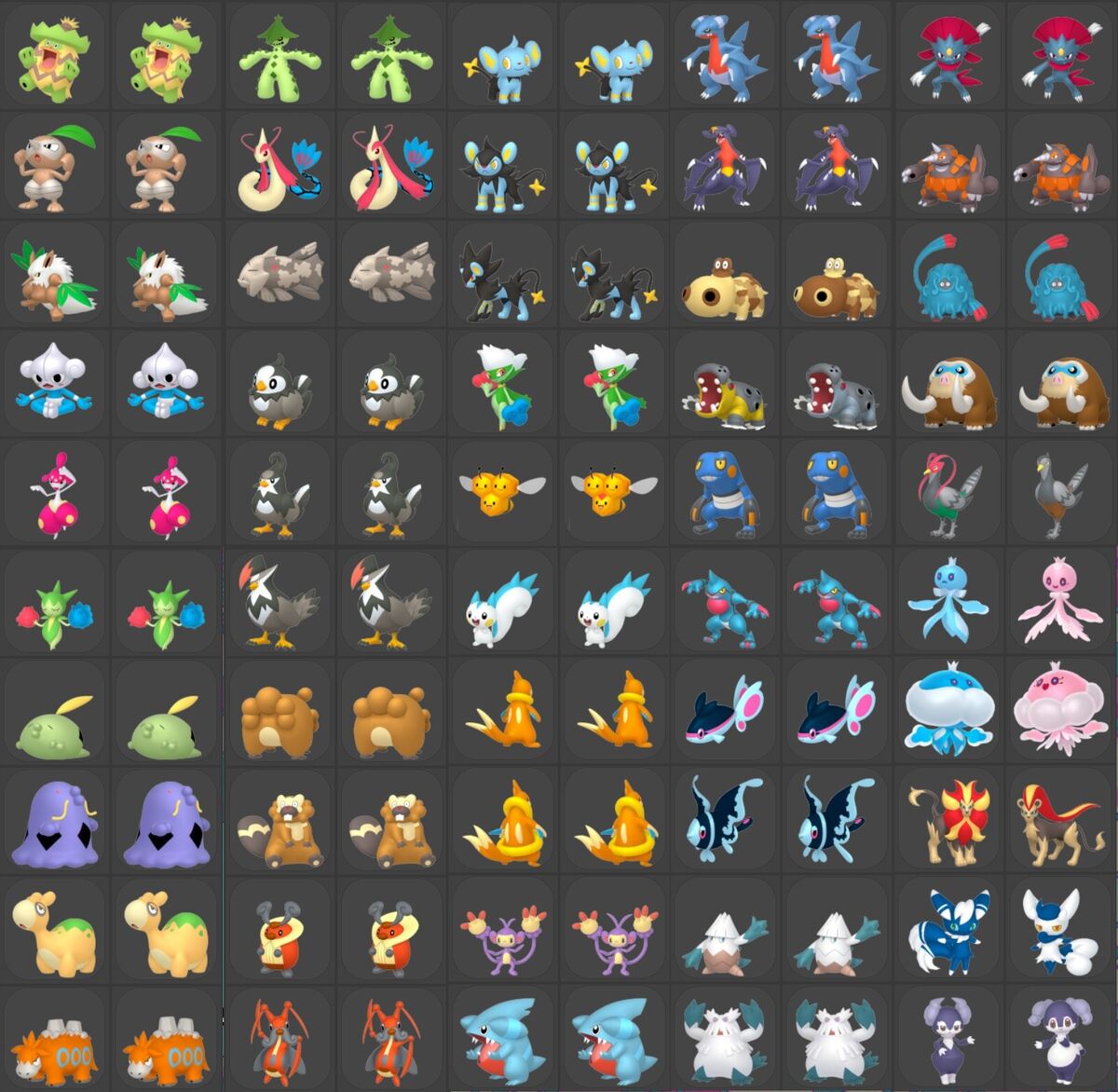 ✨ SHINY LIVING POKEDEX ✨ Pokemon Home Gen 1-7 6IV