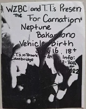 The For Carnation- Original Show Flier Neptune Bakamono Vehicle Birth Cambridge