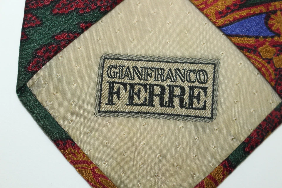 GIANFRANCO FERRE 100% 真丝领带 意大利制造 F59913 — 第 4/4 张图片