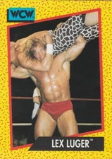 FREE SHIPPING-MINT-LEX LUGER (The Total Package)  1991 Impel WCW #20            