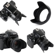 Pro Hard Lens Hood with Clamp Collar for Fujifilm Finepix HS20EXR HS22EXR