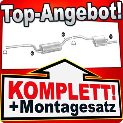 Auspuff für FORD FOCUS MK1 1.6 16V Kombi Auspuffanlage