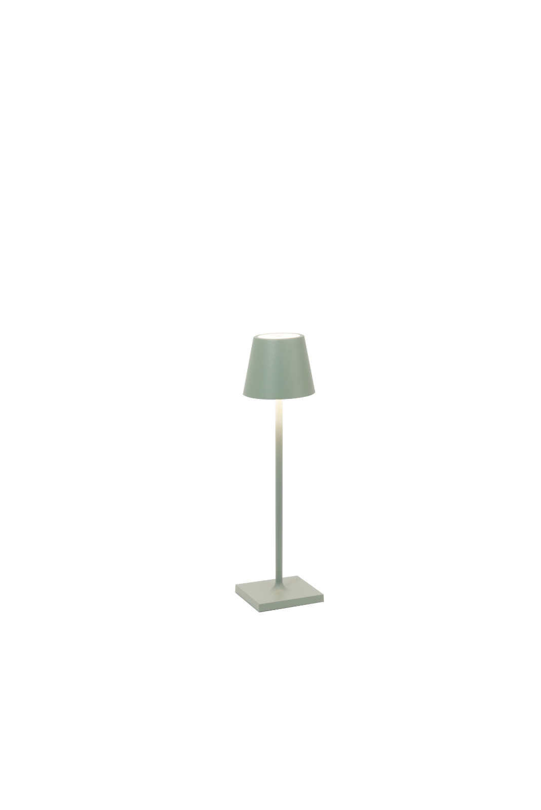 Zafferano Poldina Pro Micro Salvia: Lampada da Tavolo Ricaricabile