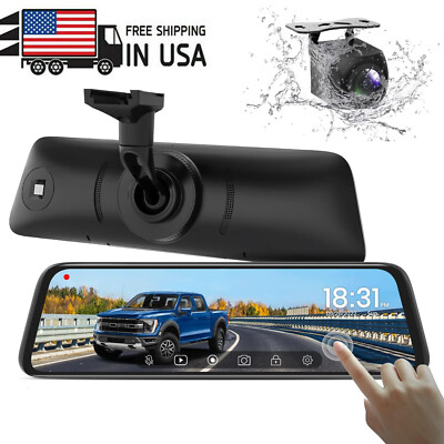 AUTO-VOX T9 9.35''1080P OEM Car Rear View Touch Mirror Recording Backup Camera