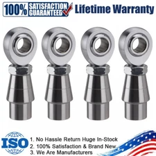 4x 5/8” Heim Joints Rod End Kit 750” Chromoly Left &Right Hand Thread Suspension