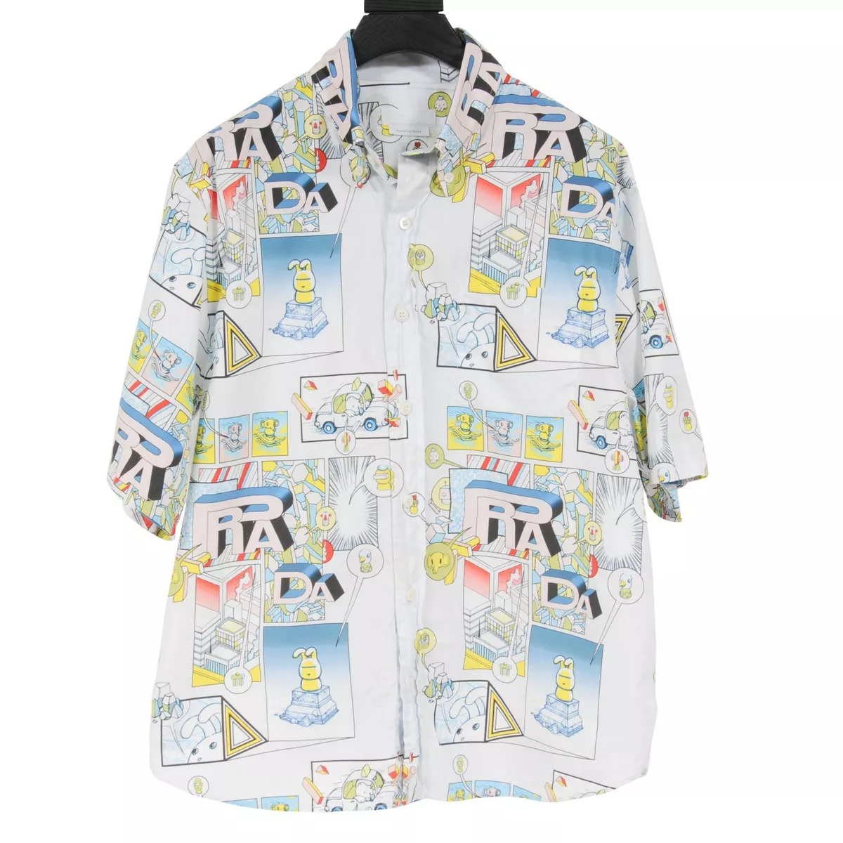 Prada Black Poplin Bowling Shirt Prada