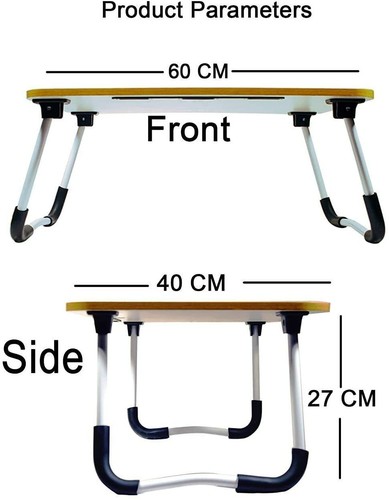 Adjustable Laptop Bed Table Stand Computer Desk Sofa Lap Tray Foldable Portable - Picture 9 of 58