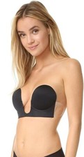 Fashion Forms Women's 185734 Backless Strapless U Plunge Bra Underwear Size C