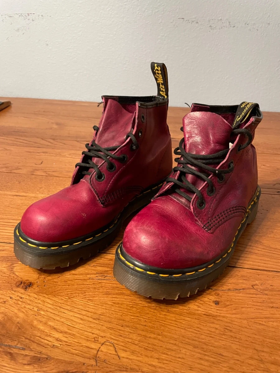 Brown soft top leather doc martens