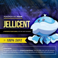 Jellicent Male Pokemon #593 GO Gen 5 1000+ CP