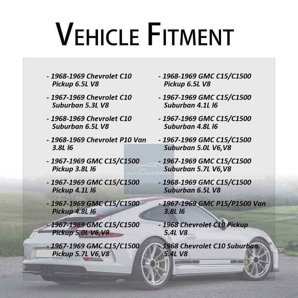 Front Upper Lower Ball Joints 4PCS For GMC C15/C1500 Suburban 4.8L 1967-1969 - Image 3 of 4