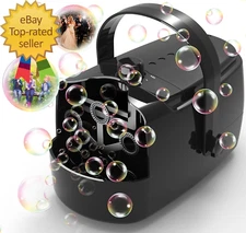 Bubble Machine Durable Automatic Bubble Blower, 18000+ Big Bubbles per Minute Bu