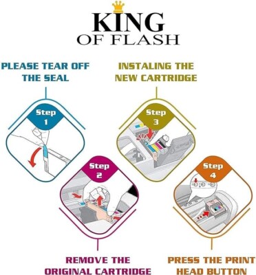 Teng 8X 16XL Cartucce Di Inchiostro Compatibili Con Epson 16 Per Epson Workforce WF-2630WF WF-2630 WF-2510 WF-2530 WF-2650 WF-2750 WF-2760 WF-2010 WF-2540 WF-2660 WF-2520 - Foto 3