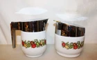 Vintage Gemco Creamer & Sugar Bowl - Corning Spice of Life Pattern