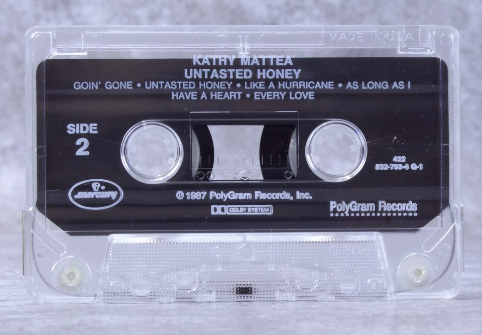 Kathy Mattea Untasted Honey Cassette Tape Foto 4 de 4