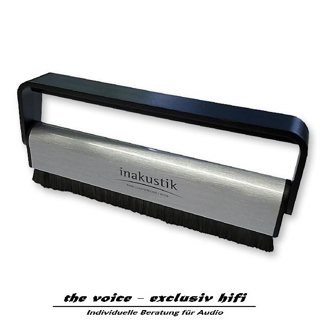 Inakustik Plattenbürste Disk Brush Mit Kohlefaser